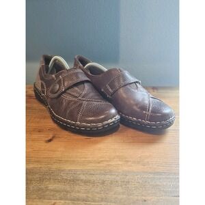 Earth Origins Evelyn Brown Leather Comfort Shoes Women's Size 7M‎ Mary Jane
